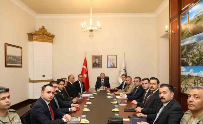 Kars’ta, "İl Güvenlik ve Asayiş Koordinasyon" toplantısı yapıldı