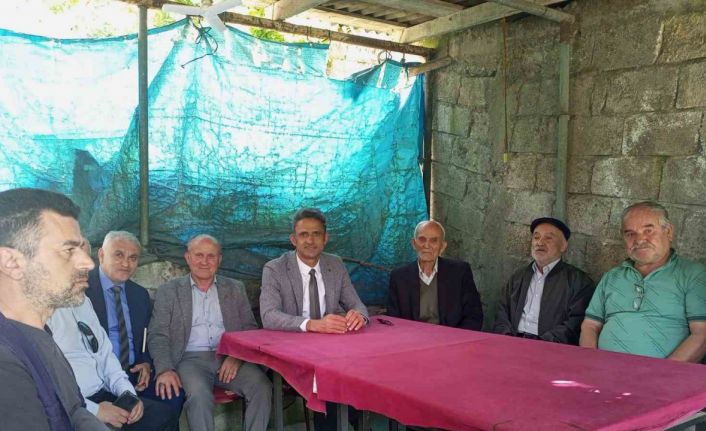 Kaymakam Kaya, köy ziyaretlerinde vatandaşlarla Buluştu