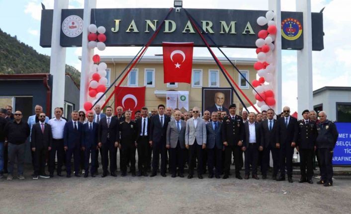 Kazancı Jandarma Karakol Komutanlığı ile lojman binası hizmete açıldı