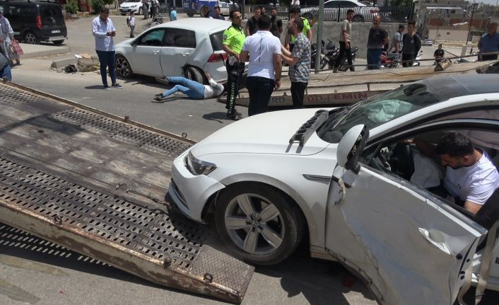 Kilis’te zincirleme kaza: 2 yaralı