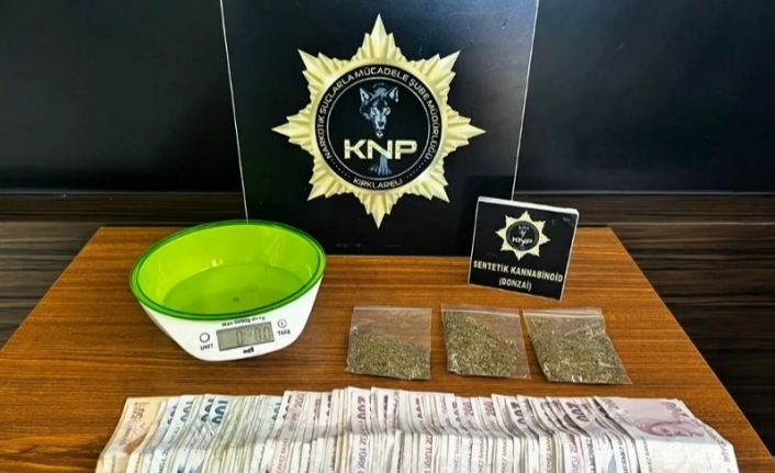 Kırklareli’nde uyuşturucu operasyonu: 3 gözaltı