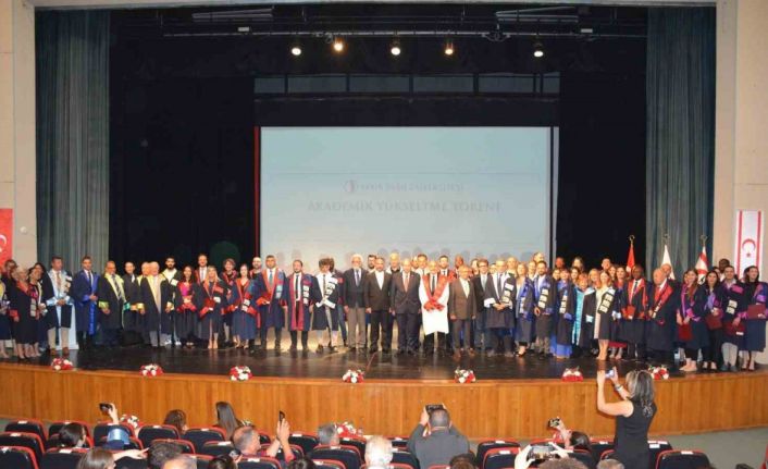 KKTC Cumhurbaşkanı Tatar’ın katılımıyla Akademik Unvan Töreni