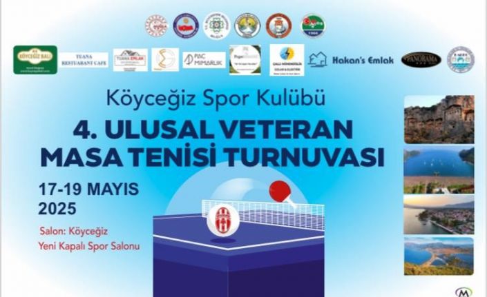 Köyceğiz’de veteran masa tenisi turnuvası yapılacak