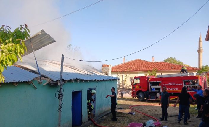 Kulu’da tandır evinde yangın