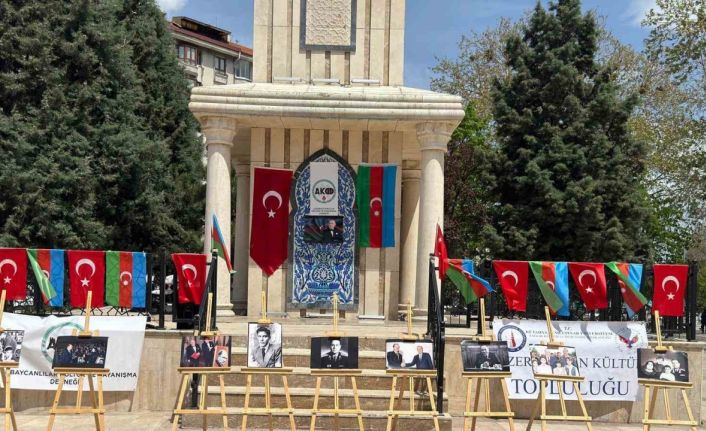 Kütahya’da Haydar Aliyev’in 102. doğum günü anısına resim sergisi