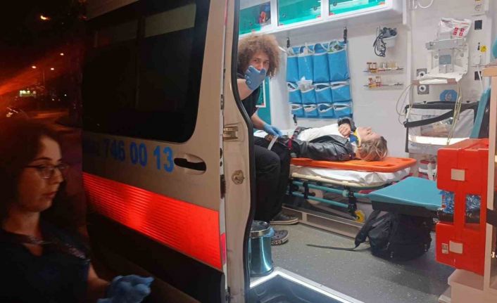 Manavgat’a elektrikli bisiklet devrildi: 1 yaralı