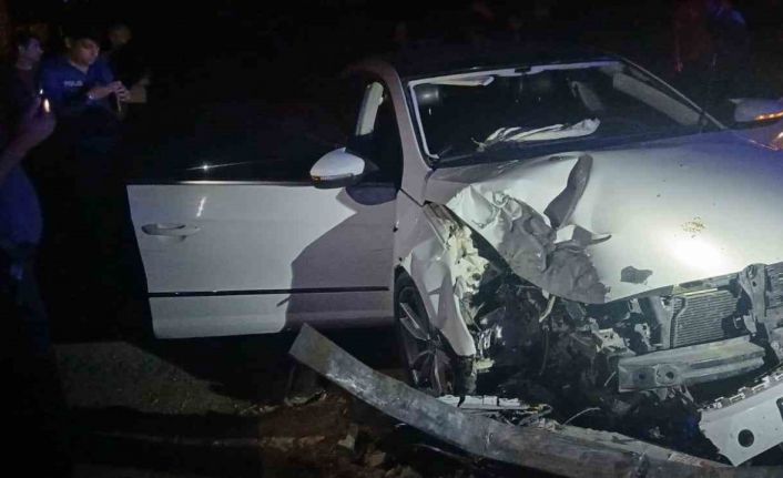 Mardin’de trafik kazası: 1 yaralı