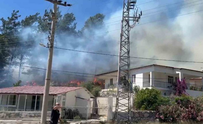 Marmaris’te orman yangını