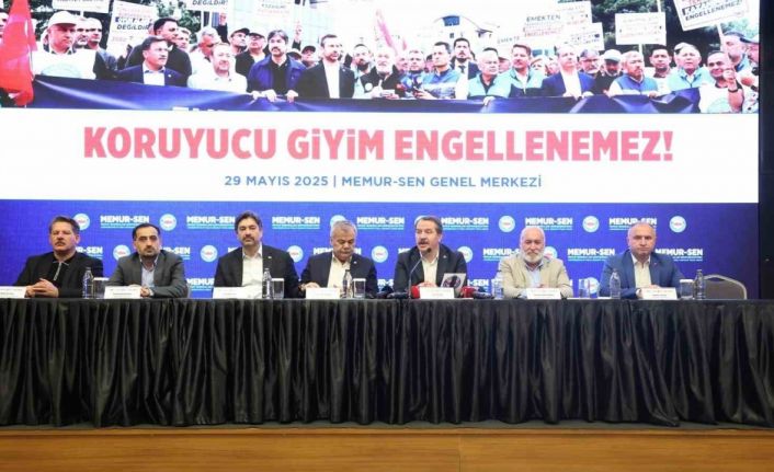 Memur-Sen Genel Başkanı Yalçın: "Beş hizmet kolumuzu ilgilendiren koruyucu giyim kazanımımız birçok kurumda verilemiyor"