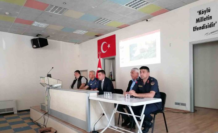 Mersin Mut’ta orman yangınlarıyla mücadele toplantısı