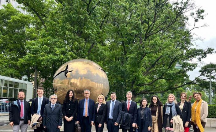 MHP Erzurum Milletvekili Kamil Aydın New York’ta temaslarına devam ediyor