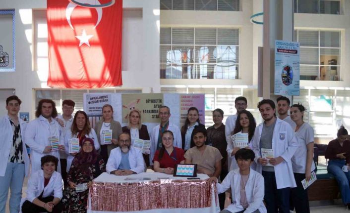 Muğla EAH’ta diyabetik ayak farkındalık standı