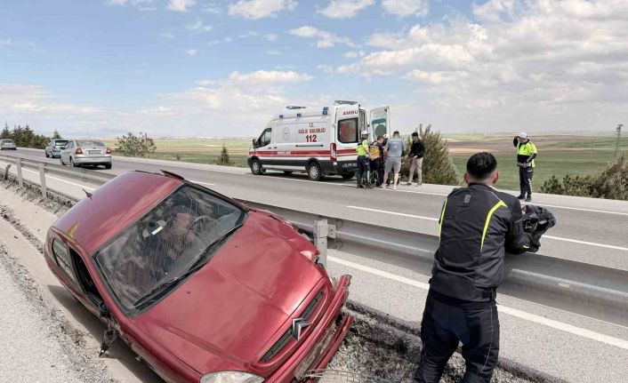 (ÖZEL) Sürücünün öldüğü kazayı arkadan gelen otomobilin kamerası saniye saniye kaydetti