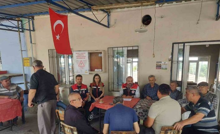 Pamuk ve zeytindeki zararlılarla mücadele yöntemi anlatıldı
