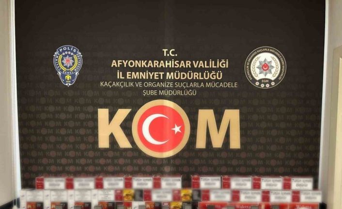 Polis kaçak sigara ele geçirdi