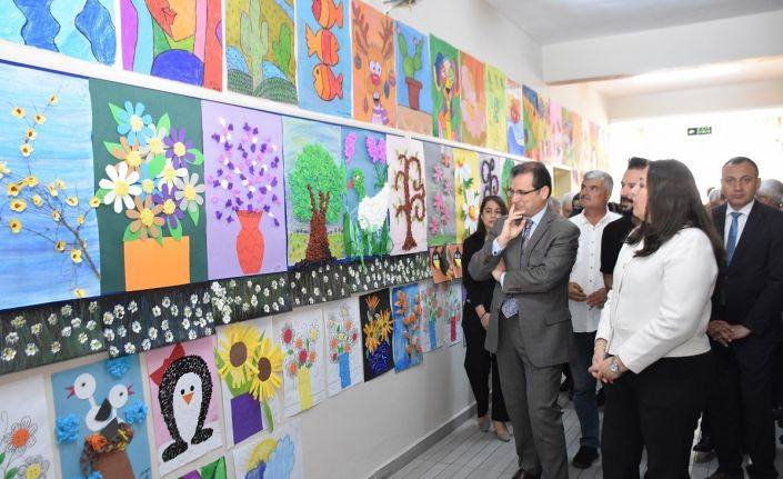 Salihli’de özel öğrencilerden özel sergi