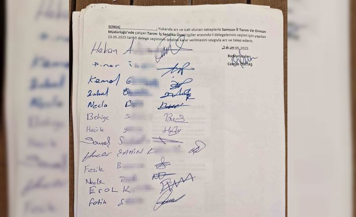 Samsun’da sendika delege seçimleri mahkemeye taşındı