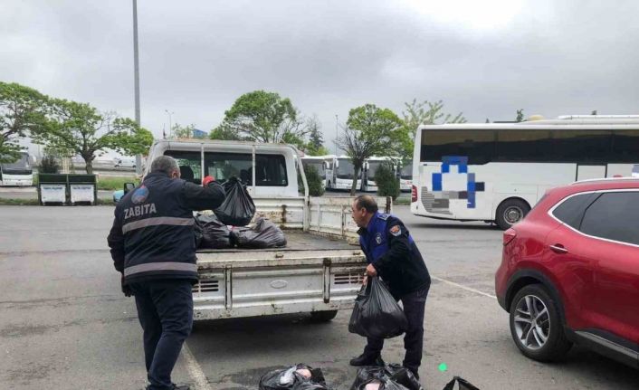 Samsun’da uygunsuz şartlarda taşınan 500 kilo iç yağına el konuldu