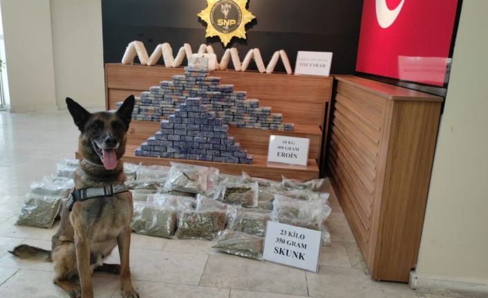 Şanlıurfa’da 101 kilogram uyuşturucu ele geçirildi