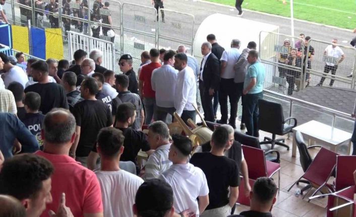 Siirt’te olaylı maç