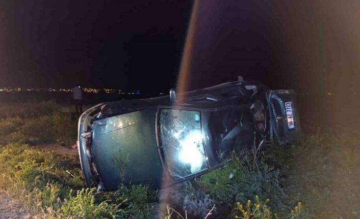 Takla atan araçta 27 yaşındaki genç hayatını kaybetti