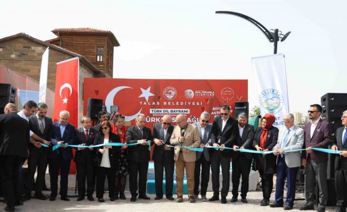 Talas’ta Türkçe Sokağı açıldı