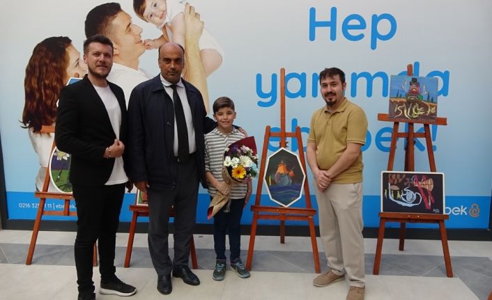 Tavşanlı’da çocukların hayal gücü sergiye yansıdı