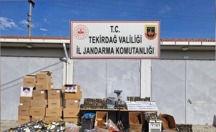 Tekirdağ’da 240 bin makaron ve 220 kilo tütün ele geçirildi