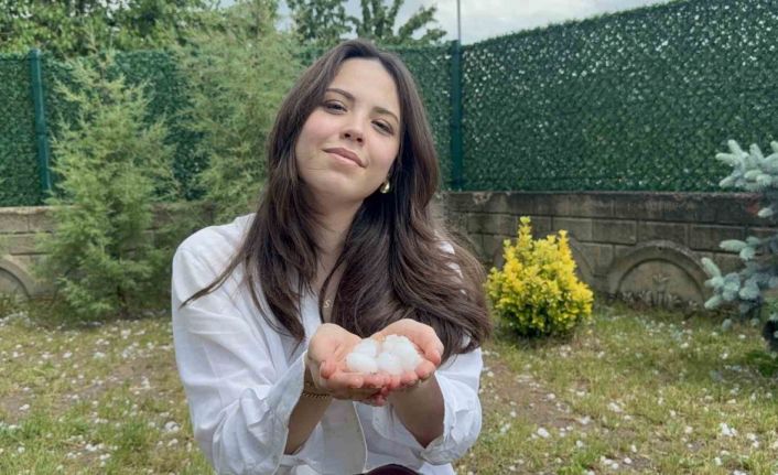 Tokat’ta ceviz büyüklüğünde dolu yağdı