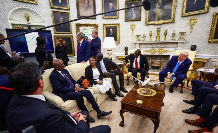 Trump, Güney Afrika Devlet Başkanı Ramaphosa ile görüştü