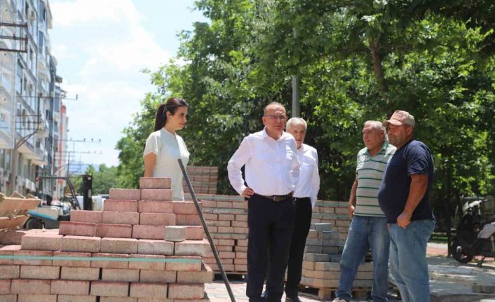 Turgutlu’nun yollarında çalışmalar devam ediyor