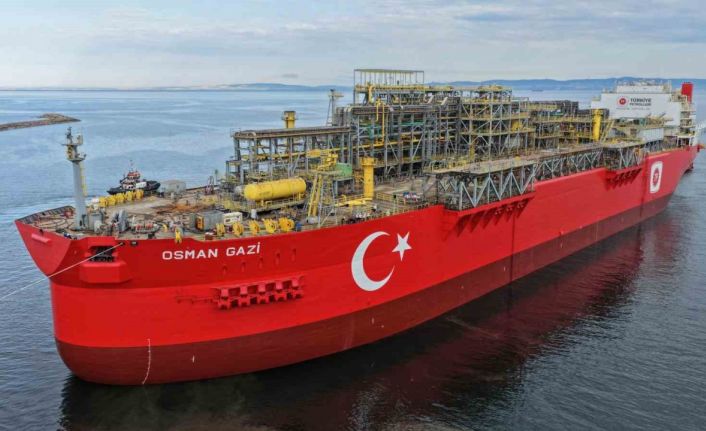 Türkiye’nin ilk yüzer üretim platformu "Osman Gazi" doğal gaz üretimini iki katına çıkaracak