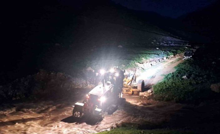 Van’da pancar toplamaya giden vatandaşlar su seviyesi yükselince mahsur kaldı