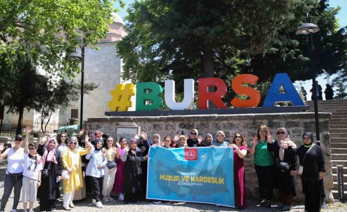 Van’dan gelen şehit ve gezi yakınları Bursa’ya hayran kaldı