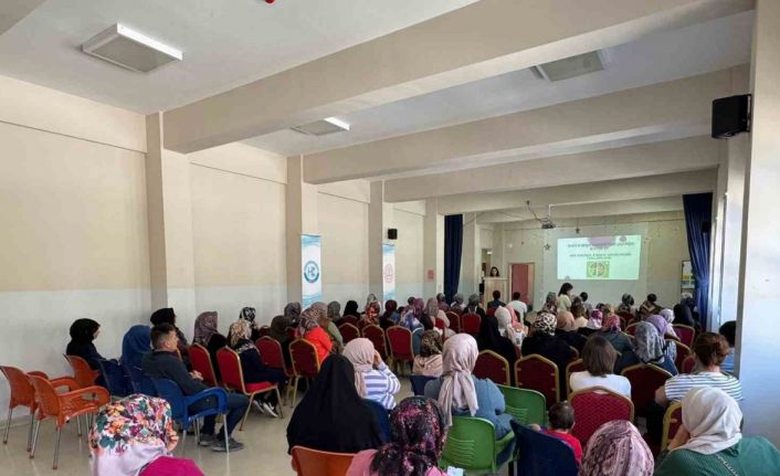 Velilere sağlıklı yaşam ve beslenme eğitimi verildi