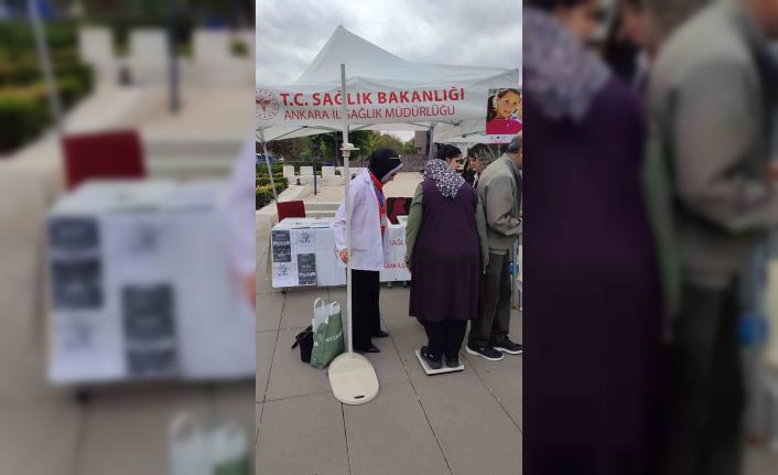 Vücut kitle indeksi ölçümü uygulaması Ankara’da da başladı