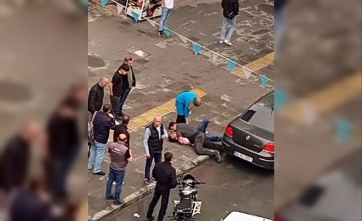 Yakalanınca çalışanın parmağını ısıran hırsız yere yatırılarak etkisiz hale getirildi