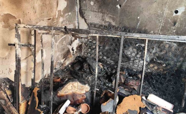 Yangında çakmak doldurma tüpleri patladı: 1 yaralı