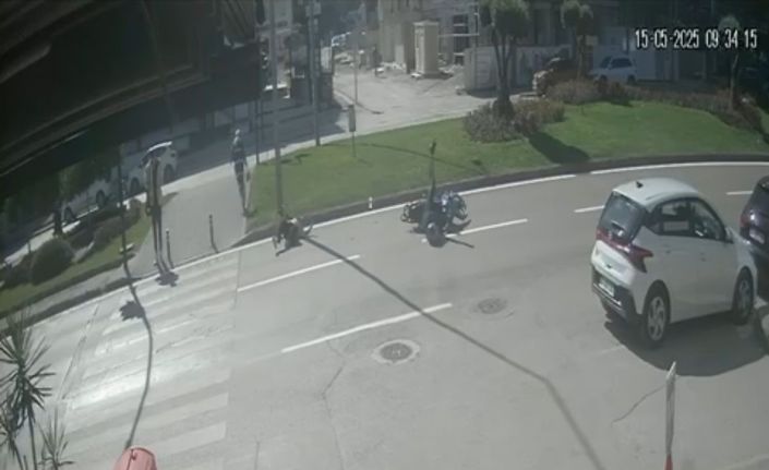 Yaya geçidinde dehşet anları...