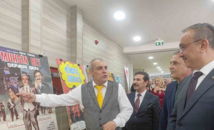 "Yeşilçam Film Afişleri" sergisi Tekirdağ’da açıldı
