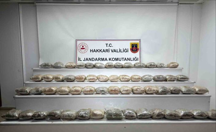 Yüksekova’da 34 kilo kubar esrar ele geçirildi