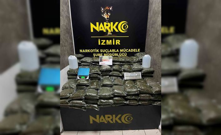 126 kilogram ’insan yiyen’ uyuşturucu, İzmir’de ele geçirildi
