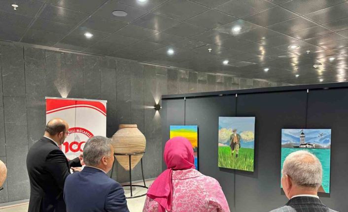 60 öğrencinin resmi, Samsun Müzesi’nde sergilendi