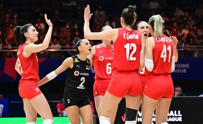 A Milli Kadın Voleybol Takımı, Milletler Ligi’ne galibiyetle başladı