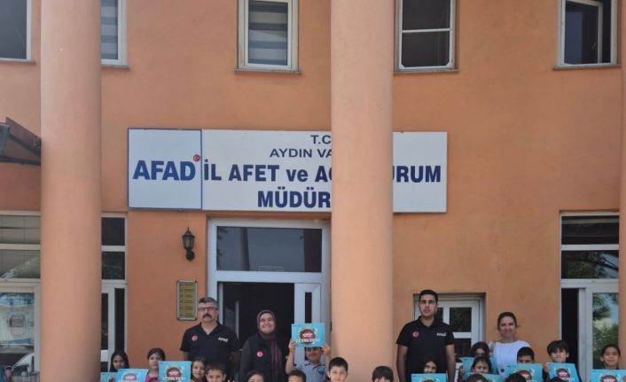 AFAD Aydın İl Müdürlüğü minik öğrencileri ağırladı