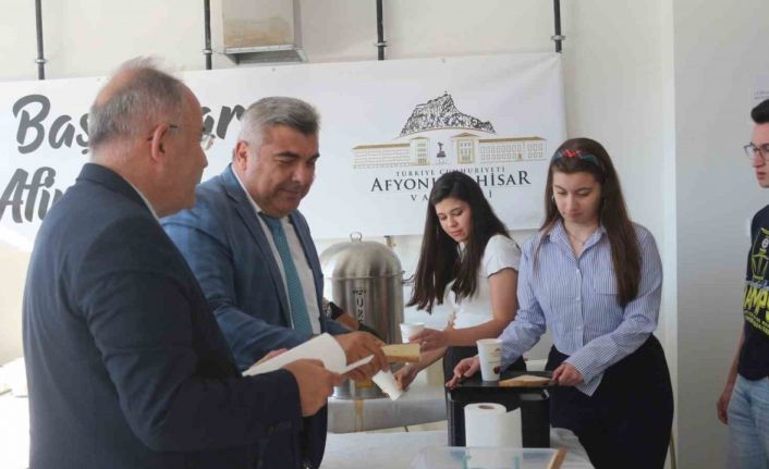 Afyonkarahisar’da YKS öğrencilerine moral desteği