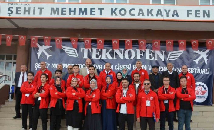 Alaca’da bilim ve teknoloji rüzgarı: TEKNOFEN festivali yoğun ilgi gördü