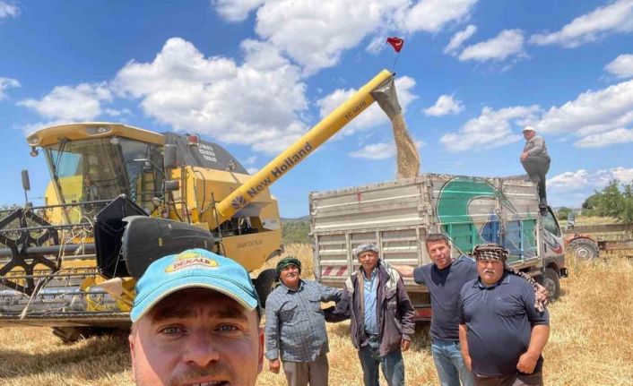 Aliağa’da 2025 yılı hububat hasatı başladı