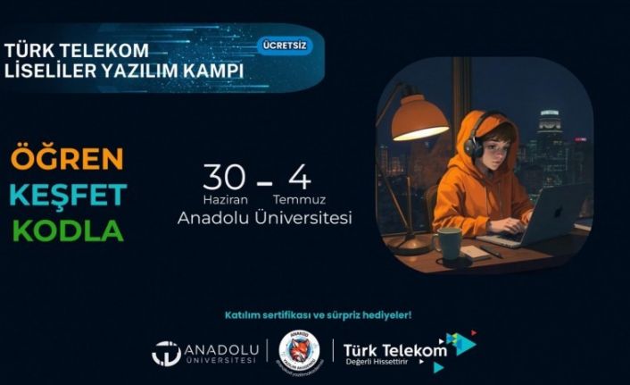 Anadolu Üniversitesi’nden öğrencilere ücretsiz yazılım kampı