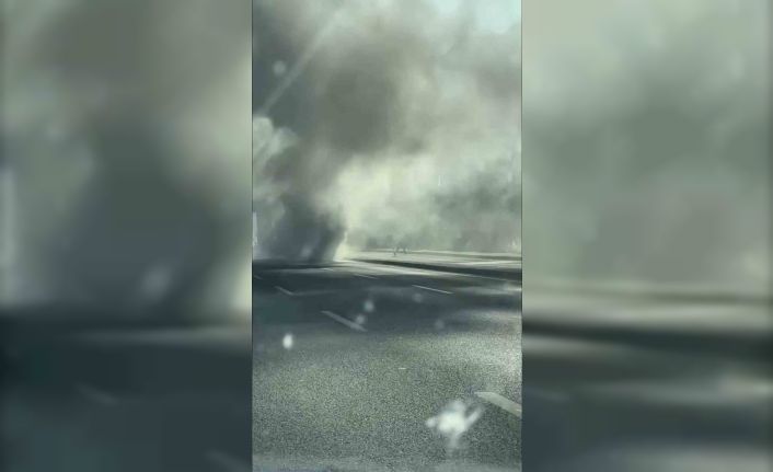 Ankara’da öğrenci taşıyan otobüs alev alev yandı